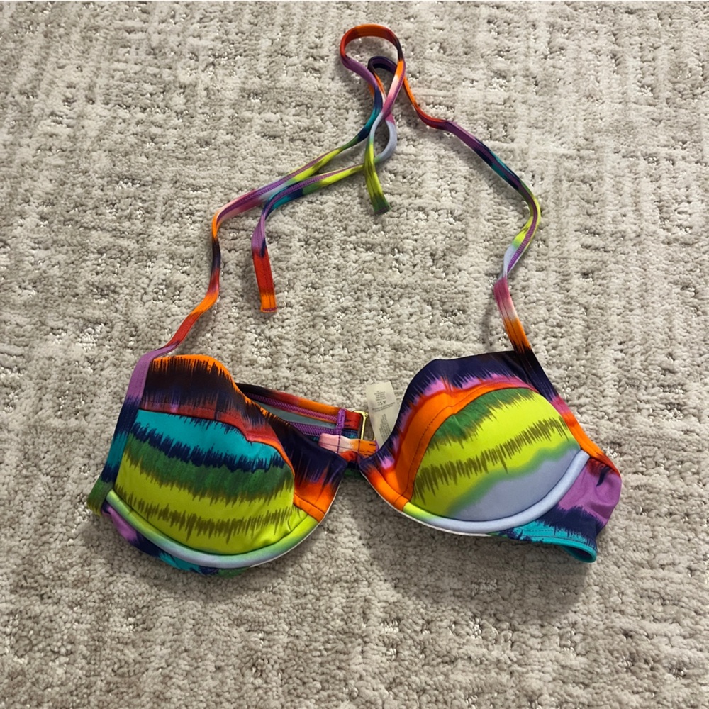 3/$8 Victoria's Secret Rainbow Bikini Top